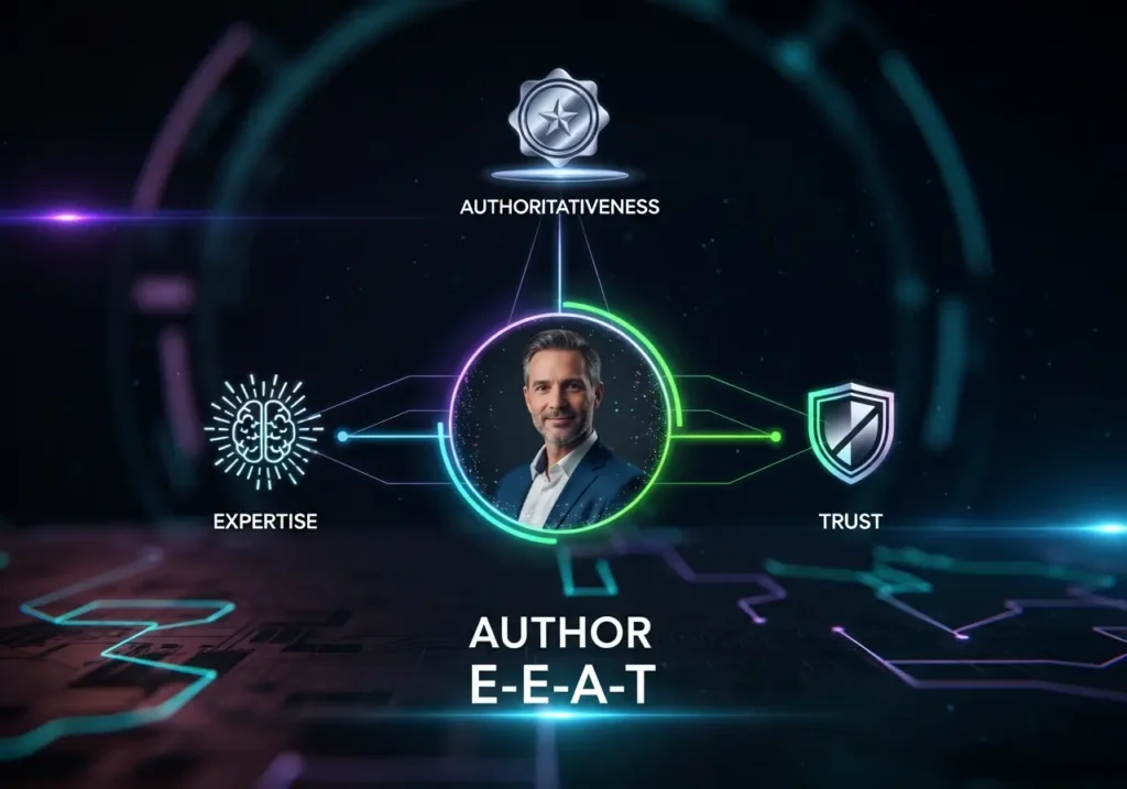 اهمیت صفحه نویسنده و بیوگرافی (Author Bio) برای سیگنال Expertise در E-E-A-T