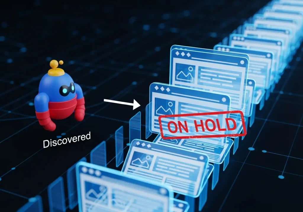 مفهوم خطای Discovered - currently not indexed در سرچ کنسول