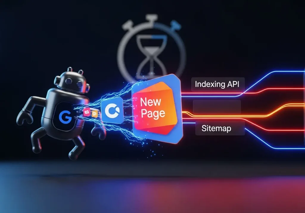 روشهای پیشرفته ایندکس سریع صفحات جدید در گوگل (API و ابزارهای حرفهای) 1 مفهوم روش های ایندکس سریع صفحات در گوگل (Indexing API)