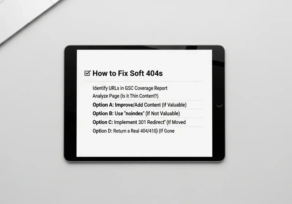 رفع خطای Soft 404 چیست و چگونه آن را در سرچ کنسول برطرف کنیم؟ 3 چک لیست گام به گام رفع خطای Soft 404 (4 راه حل کلیدی)