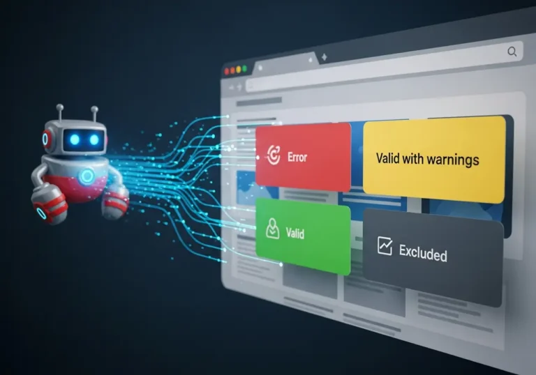 راهنمای کامل خطاهای Coverage سرچ کنسول (Error, Valid with Warning, Excluded)
