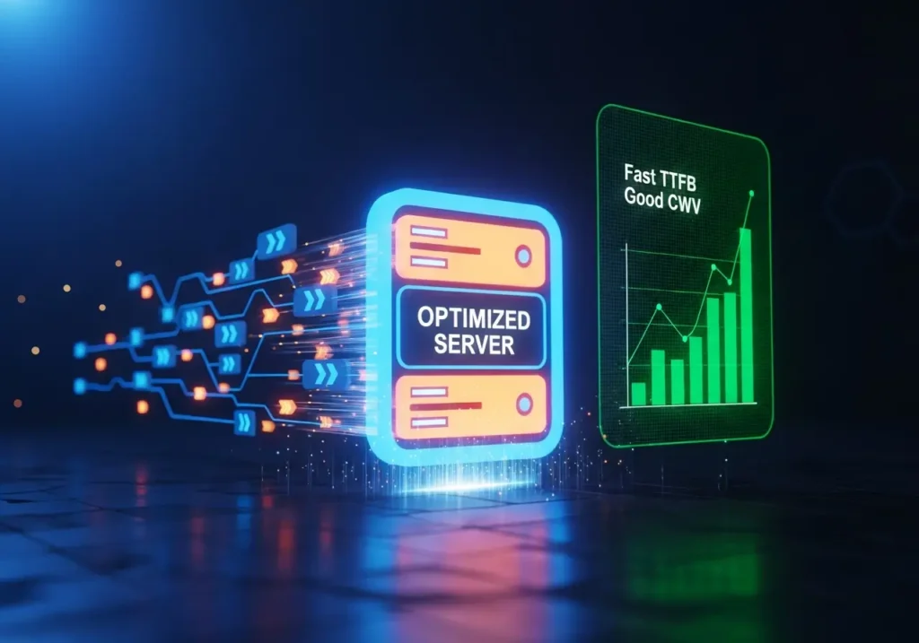 تاثیر هاست و سرور بر امتیاز Core Web Vitals (انتخاب سرور مناسب) 1 تاثیر هاست و سرور بر Core Web Vitals و TTFB