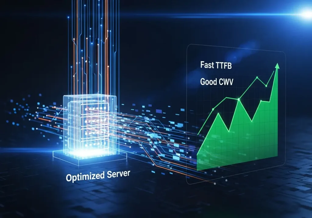 تاثیر هاست و سرور بر امتیاز Core Web Vitals (انتخاب سرور مناسب)