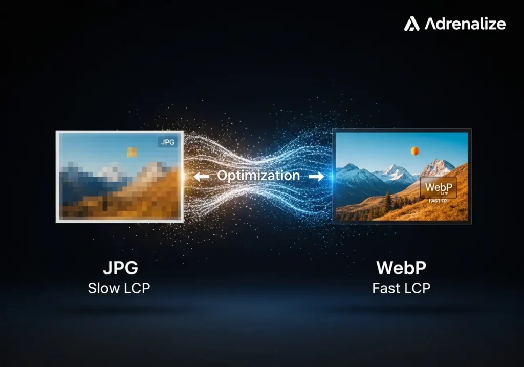 چگونه تصاویر وبسایت را برای CWV بهینه کنیم؟ (WebP و Lazy Load حرفهای)