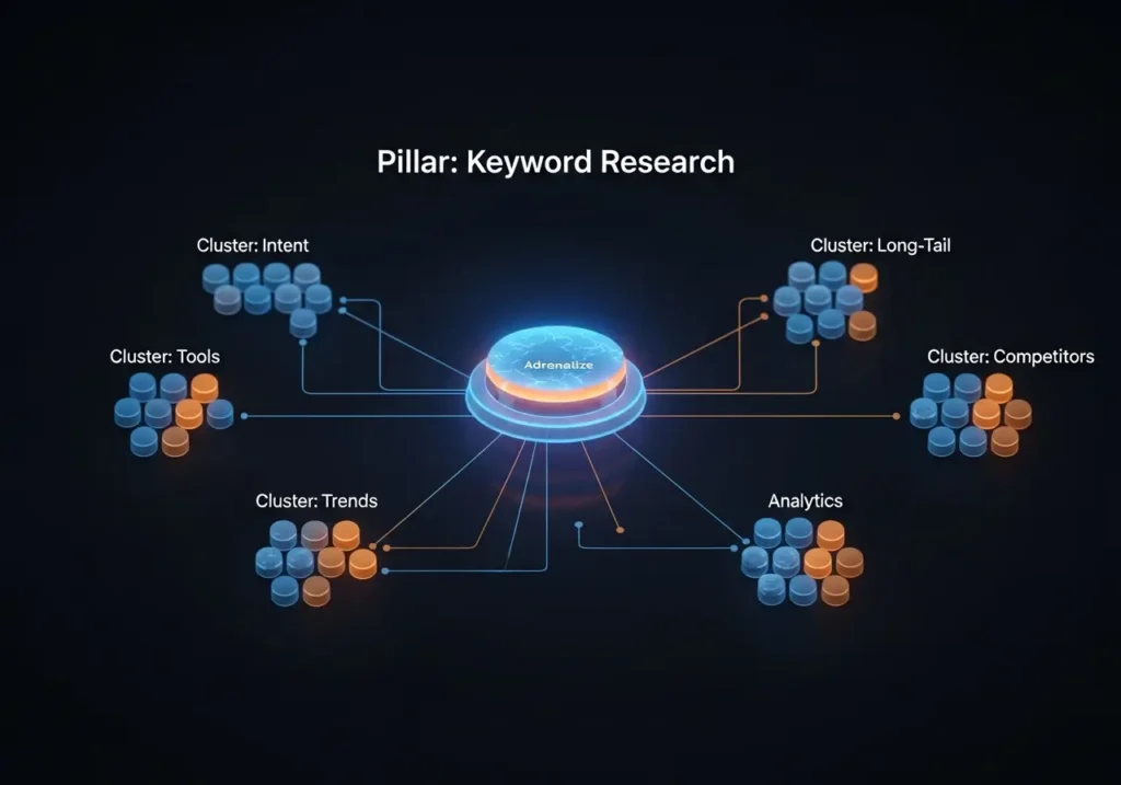 مفهوم کیورد کلاسترینگ برای ایجاد گروه های موضوعی (Topic Clusters)