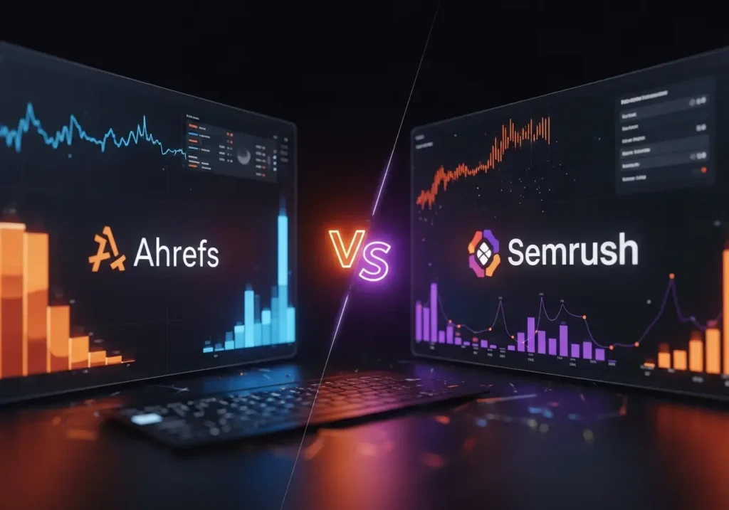 ابزارهای تحقیق کلمات کلیدی (مقایسه Google Keyword Planner، Ahrefs و Semrush) 1 مقایسه ابزارهای تحقیق کلمات کلیدی Ahrefs و Semrush