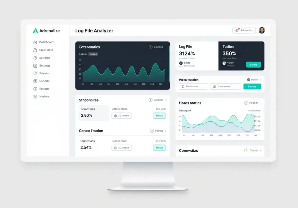 آموزش استفاده از ابزار Log File Analyzer برای درک رفتار رباتهای گوگل 3 داشبورد ابزار آنالیز لاگ فایل (تحلیل کدهای وضعیت و بودجه خزش)
