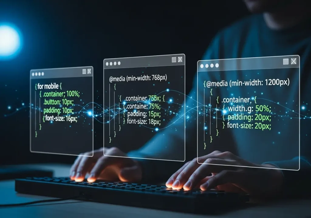 مفهوم توسعه Mobile-First (کدنویسی CSS با min-width)