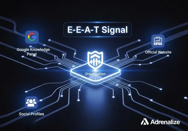 اسکیما Organization: (تقویت E-E-A-T با JSON-LD) | آدرینالیز
