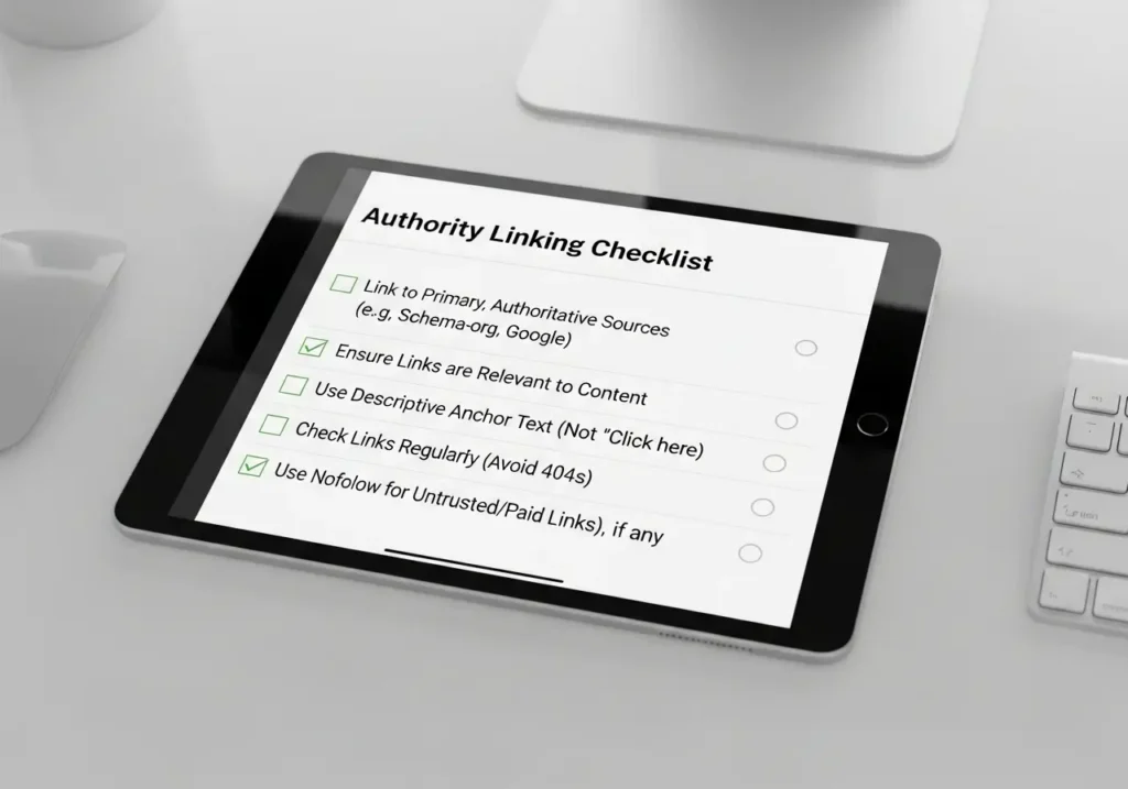 چک لیست استراتژی لینک سازی خارجی (Outbound Linking)