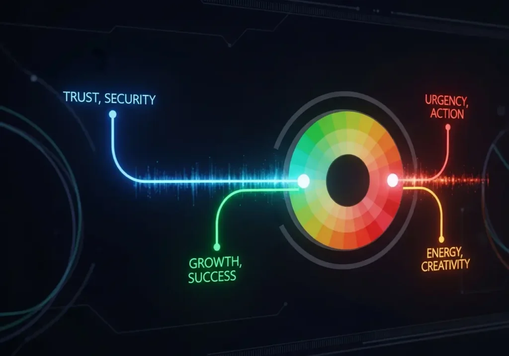 مفهوم روانشناسی رنگ در طراحی UI/UX و تاثیر آن بر برندینگ