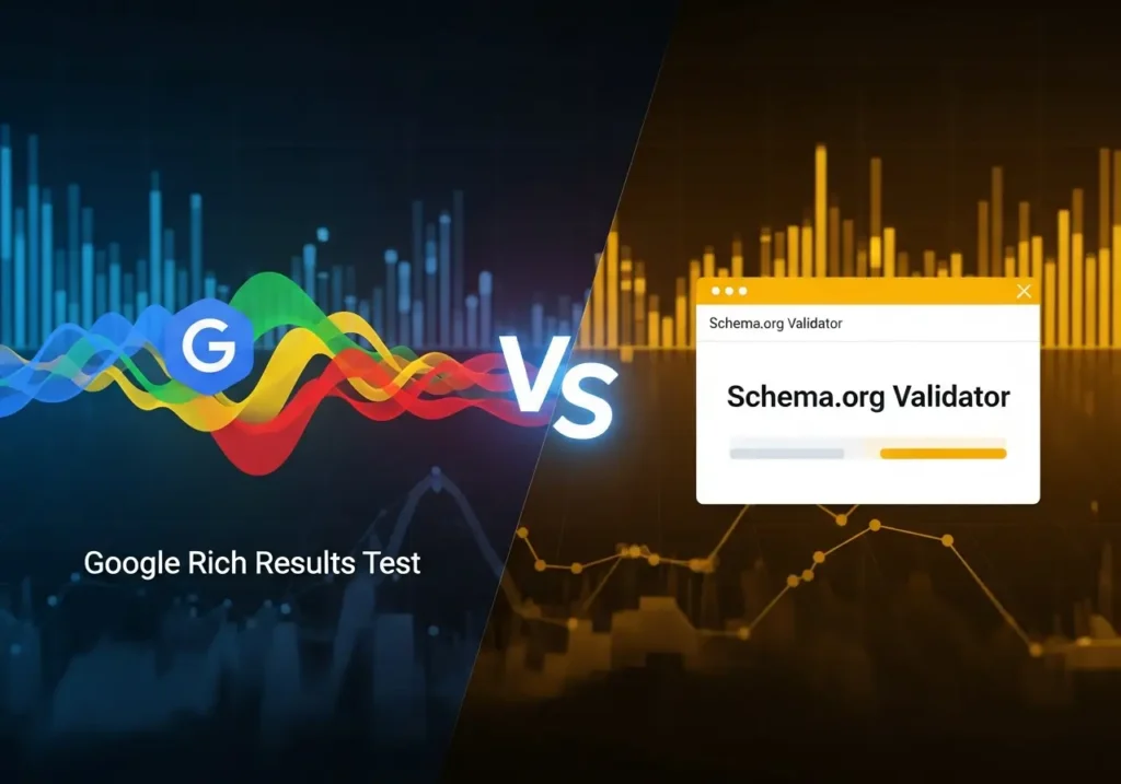 مقایسه ابزارهای تست اسکیما (Rich Results Test در مقابل Schema Validator)