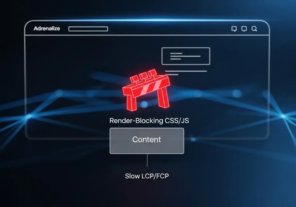 مفهوم کدهای بلاک کننده رندر (Render-Blocking Resources)