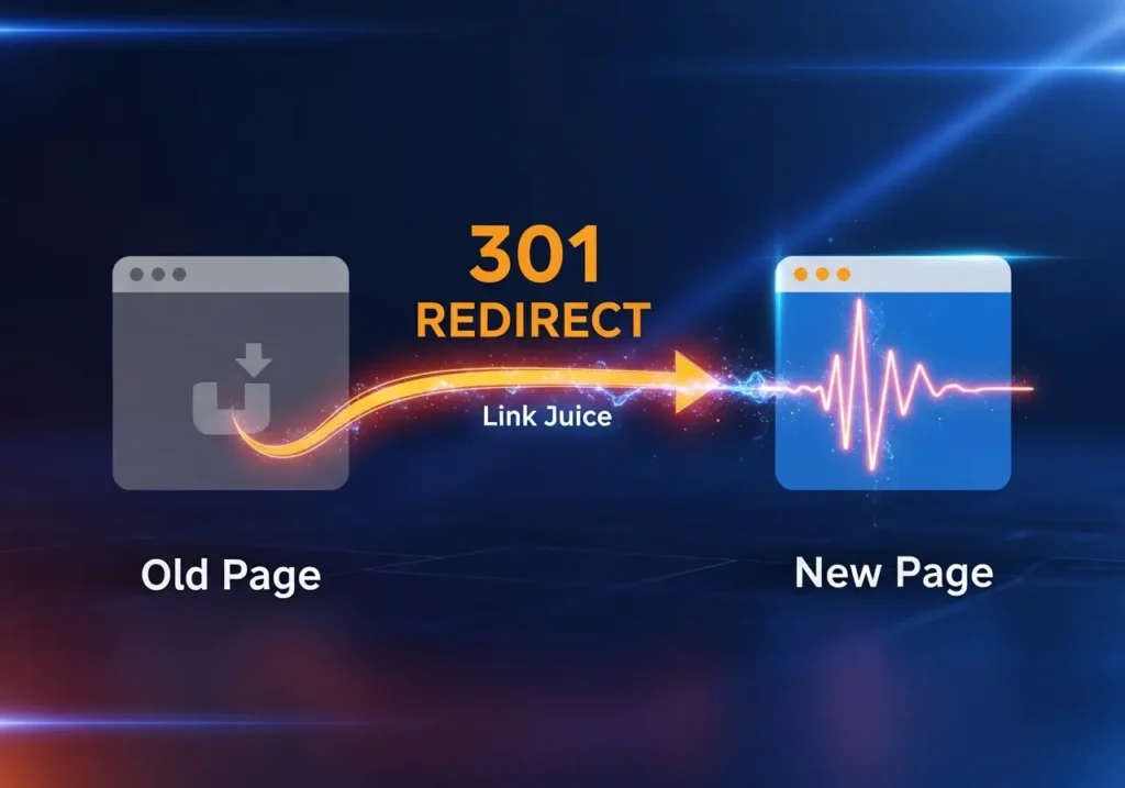 اهمیت Redirect 301 و Redirect Chain در حفظ اعتبار سئویی (Link Equity) 1 مفهوم ریدایرکت ۳۰۱ و انتقال اعتبار صفحه (Link Juice)