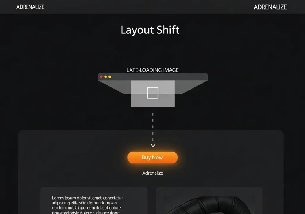 مفهوم CLS یا Cumulative Layout Shift (جابجایی چیدمان)