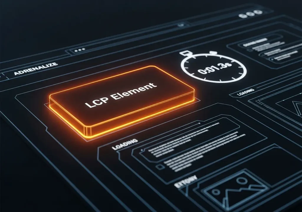 LCP چیست (Largest Contentful Paint) - نمایش عنصر LCP