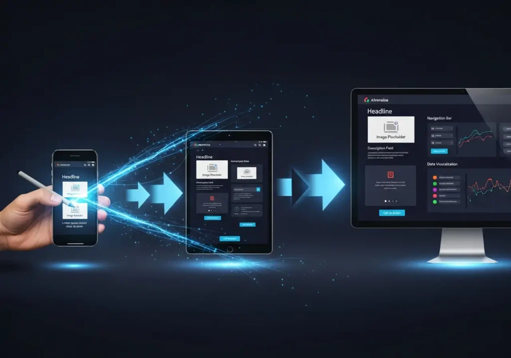مفهوم طراحی Mobile-First (شروع از موبایل به دسکتاپ)