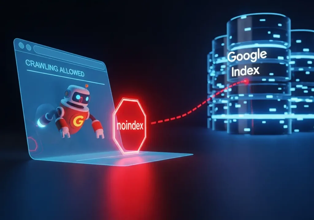 چگونگی استفاده استراتژیک از تگ noindex برای مدیریت ایندکس سایت 1 مفهوم تگ noindex و جلوگیری از ایندکس شدن صفحه در گوگل