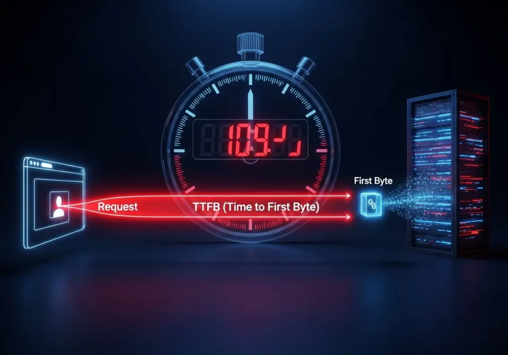 مفهوم TTFB (Time to First Byte) یا زمان تا دریافت اولین بایت