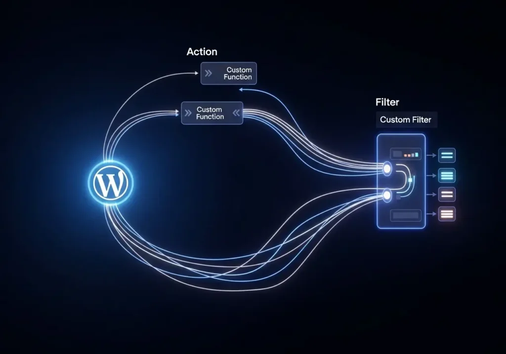 مفهوم Hooks و Filters وردپرس (قلاب های Action و Filter)
