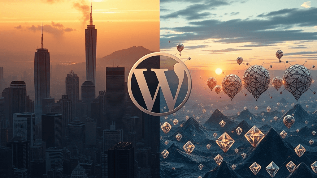 قالب وردپرس پلی میان وب۲ متمرکز و وب۳ غیرمتمرکز